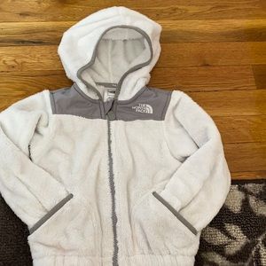 Good condition north face zip down hoodie